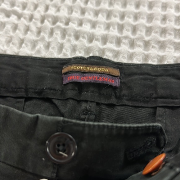 Scotch & Soda black trousers for men size w33 l34 - Picture 2 of 6